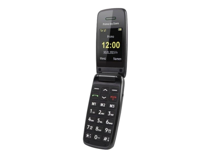 Doro Primo 401 2 Sort i gruppen SMARTPHONES & TABLETS / Mobiltelefoner & smartphones hos TP E-commerce Nordic AB (C60911)