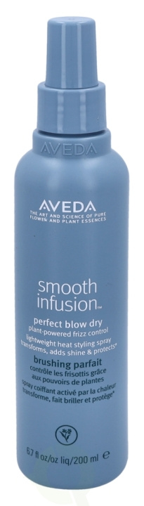 Aveda Smooth Infusion Perfect Blow Dry Spray 200 ml Lightweight Heat Styling Spray i gruppen SKØNHED & HELSE / Hår og styling / Hårpleje / Shampoo hos TP E-commerce Nordic AB (C61149)