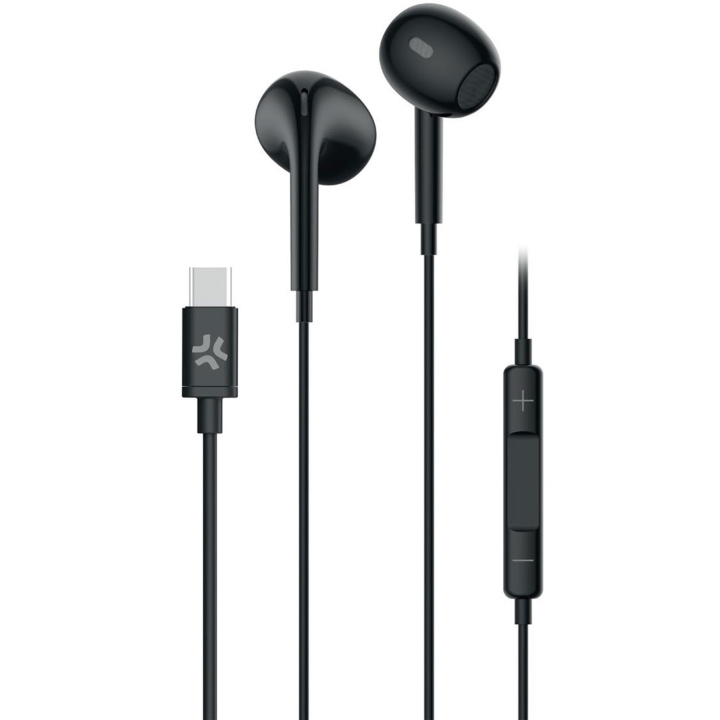 Celly UP1300 Stereoheadset Drop USB-C Svart i gruppen HJEMMEELEKTRONIK / Lyd & billede / Hovedtelefoner & Tilbehør / Hovedtelefoner hos TP E-commerce Nordic AB (C61390)