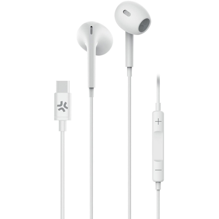 Celly UP1300 Stereoheadset Drop USB-C Vit i gruppen HJEMMEELEKTRONIK / Lyd & billede / Hovedtelefoner & Tilbehør / Hovedtelefoner hos TP E-commerce Nordic AB (C61391)