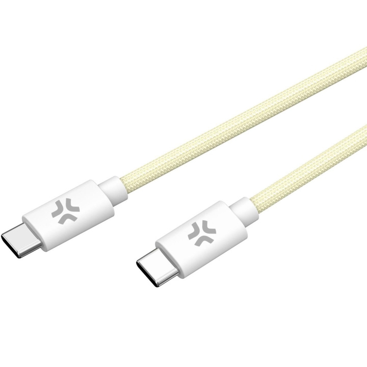 Celly USB-C - USB-C-kabel 60W 1,5 m Gul i gruppen SMARTPHONES & TABLETS / Opladere og kabler / Kabler / Kabler Type C hos TP E-commerce Nordic AB (C61398)