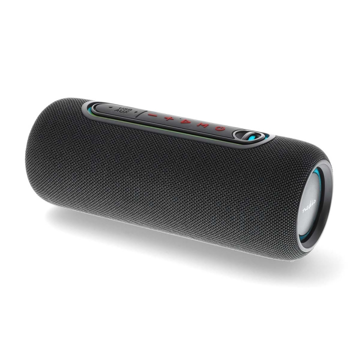 Nedis Bluetooth® højttaler | Maksimal batteritid: 4 timer | Håndholdt design | 30 W | Stereo | Indbygget mikrofon | X5 | Kan parres | Sort i gruppen HJEMMEELEKTRONIK / Lyd & billede / Højttalere & tilbehør / Bluetooth-højttalere / Bærbare højttalere hos TP E-commerce Nordic AB (C61438)