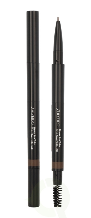 Shiseido Brow Ink Trio Brow Pencil 0.31 gr #03 Deep Brown - Pencil 0,06grPowder 0,25gr i gruppen SKØNHED & HELSE / Makeup / Øjne og øjenbryn / Øjenbryn pen hos TP E-commerce Nordic AB (C61444)