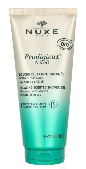 Nuxe Prodigieux Neroli Relaxing Scented Shower Gel 200 ml i gruppen SKØNHED & HELSE / Hudpleje / Kropspleje / Bad & brusecreme hos TP E-commerce Nordic AB (C61489)