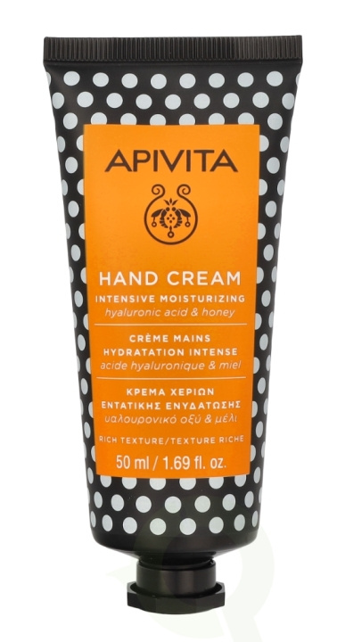 Apivita Rich Moisturizing Hand Cream 50 ml Hyaluronic Acid & honey i gruppen SKØNHED & HELSE / Manicure / pedicure / Håndcreme hos TP E-commerce Nordic AB (C62432)