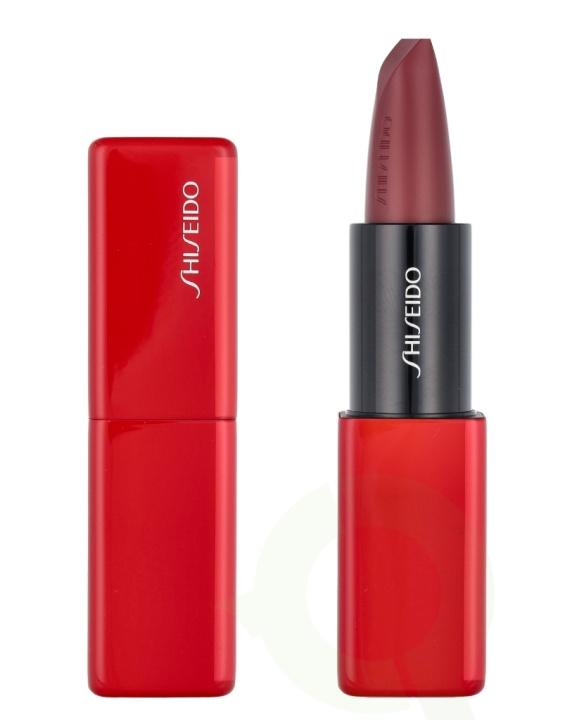 Shiseido Technosatin Gel Lipstick 3.3 g #411 Scarlet Cluster i gruppen SKØNHED & HELSE / Makeup / Læber / Læbestift hos TP E-commerce Nordic AB (C63956)