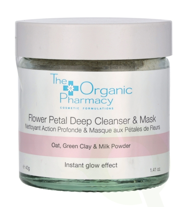 The Organic Pharmacy Flower Petal Deep Cleanser & Mask 40 g i gruppen SKØNHED & HELSE / Hudpleje / Ansigt / Masker hos TP E-commerce Nordic AB (C64004)