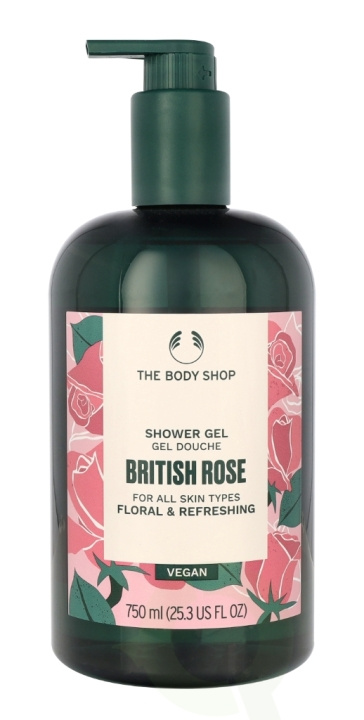 The Body Shop Shower Gel 750 ml British Rose i gruppen SKØNHED & HELSE / Hudpleje / Kropspleje / Bad & brusecreme hos TP E-commerce Nordic AB (C64022)