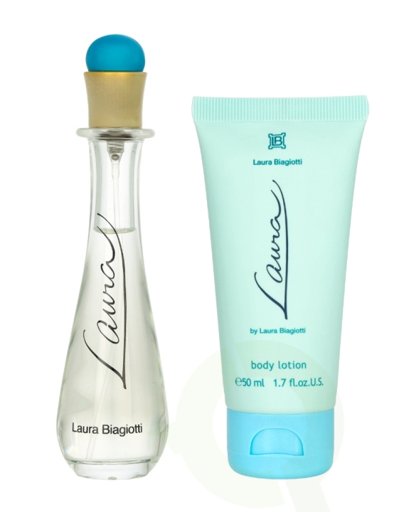 Laura Biagiotti Laura Giftset 75 ml Edt Spray 25ml/Bodylotion 50ml i gruppen SKØNHED & HELSE / Gaveæske / Gaveæske til hende hos TP E-commerce Nordic AB (C64025)