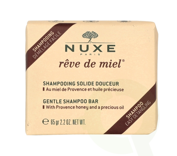 Nuxe Reve De Miel Gentle Shampoo Bar 65 g i gruppen SKØNHED & HELSE / Hudpleje / Kropspleje / Bad & brusecreme hos TP E-commerce Nordic AB (C64212)