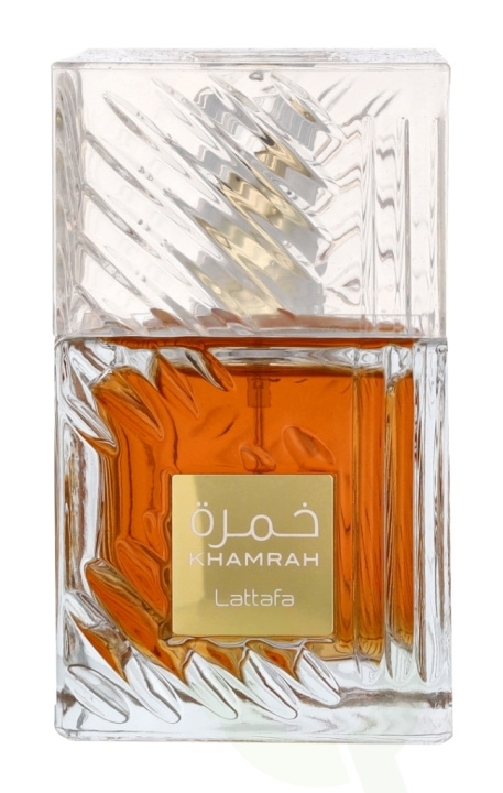 Lattafa Khamrah Edp Spray 100 ml i gruppen SKØNHED & HELSE / Duft & Parfume / Parfume / Unisex hos TP E-commerce Nordic AB (C64270)