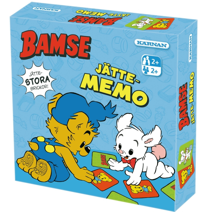 Kärnan Bamse Jättememo i gruppen LEGETØJ, BØRN & BABY / Spil / Spil til børn hos TP E-commerce Nordic AB (C64555)