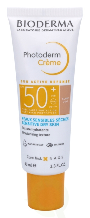 Bioderma Photoderm Light Colour Cream SPF50+ 40 ml i gruppen SKØNHED & HELSE / Hudpleje / Tanning / Solbeskyttelse hos TP E-commerce Nordic AB (C64681)