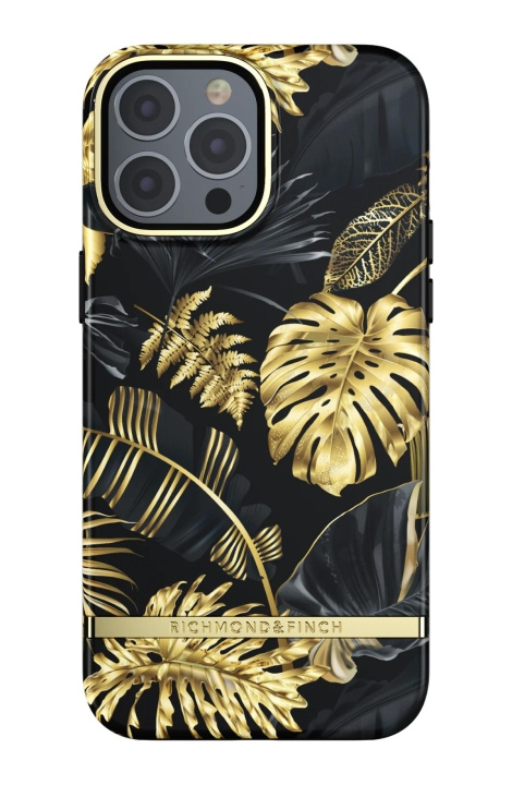 Richmond & Finch iPhone 13 Pro Max Freedom-etui, gylden jungle i gruppen SMARTPHONES & TABLETS / Mobil Beskyttelse / Apple / iPhone 13 Pro Max / Cover hos TP E-commerce Nordic AB (C64931)