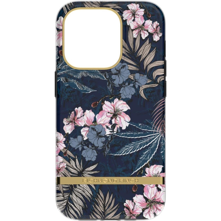 Richmond & Finch iPhone 14 Pro-etui, blomstret jungle i gruppen SMARTPHONES & TABLETS / Mobil Beskyttelse / Apple / iPhone 14 hos TP E-commerce Nordic AB (C64950)