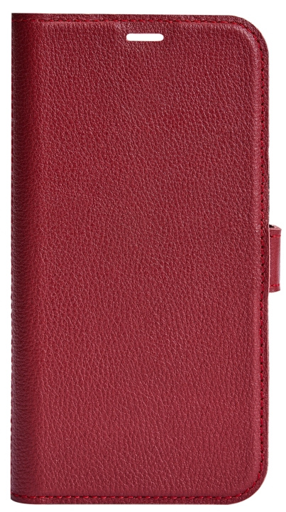 Essentials iPhone 12/12 Pro leather wallet, detachable, Red i gruppen SMARTPHONES & TABLETS / Mobil Beskyttelse / Apple / iPhone 12 hos TP E-commerce Nordic AB (C64983)