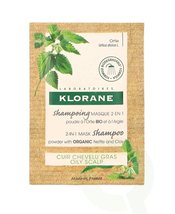 Klorane Nettle & Glay Powder Shampoo Mask 24 g 8 Pieces i gruppen SKØNHED & HELSE / Hår og styling / Hårpleje / Shampoo hos TP E-commerce Nordic AB (C65524)