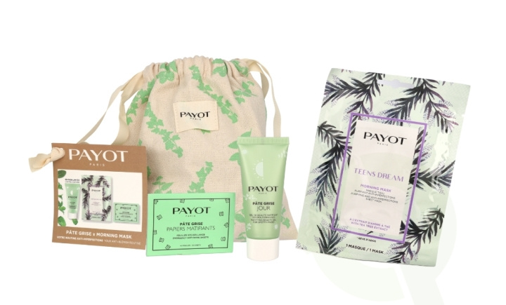 Payot Your Anti-Blemish Routine Set 30 ml Pate Grise Jour 30ml/1x Pate Grise Mattifying Papers/1x Morning Mask Teens Dreams i gruppen SKØNHED & HELSE / Gaveæske / Gaveæske til hende hos TP E-commerce Nordic AB (C65572)