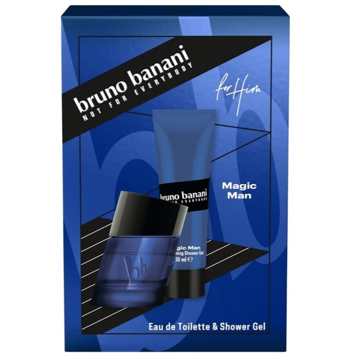 Bruno Banani Giftset Bruno Banani Magic Man Edt 30ml + Shower Gel 50ml i gruppen SKØNHED & HELSE / Gaveæske / Gaveæske til ham hos TP E-commerce Nordic AB (C65701)