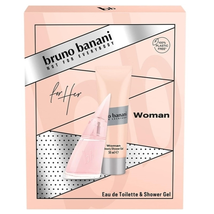 Bruno Banani Giftset Bruno Banani Woman Edt 30ml + Shower Gel 50ml i gruppen SKØNHED & HELSE / Gaveæske / Gaveæske til hende hos TP E-commerce Nordic AB (C65705)