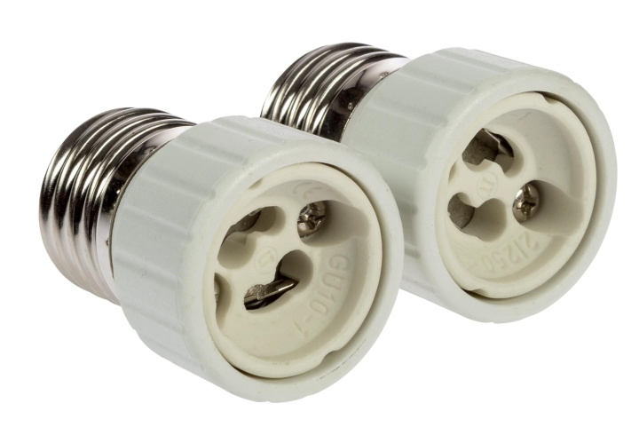 Nordic Quality Adapter E27 - GU10, 2st i gruppen HJEMMEELEKTRONIK / Lys / LED lamper hos TP E-commerce Nordic AB (C65757)