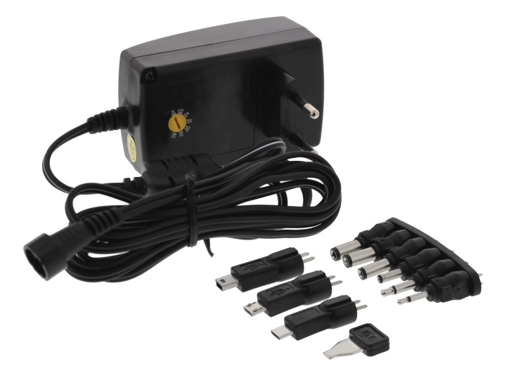 Nordic Quality AC/DC Plugin Adapter, 2250mAh i gruppen COMPUTERTILBEHØR / Bærbare computere og tilbehør / Oplader hos TP E-commerce Nordic AB (C65770)