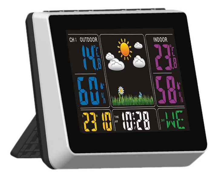 Nordic Quality Wireless weather station in-outdoor temperature i gruppen HJEM, HUS & HAVE / Ventilator & Klima apparater / Termometre og vejrstationer hos TP E-commerce Nordic AB (C65794)