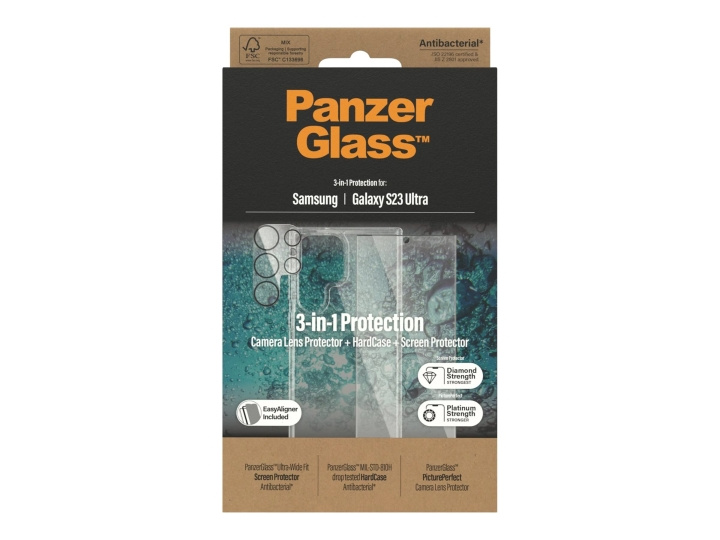 PanzerGlass Skærm/objektiv/rygbeskyttersæt i gruppen SMARTPHONES & TABLETS / Mobil Beskyttelse / Samsung hos TP E-commerce Nordic AB (C65902)