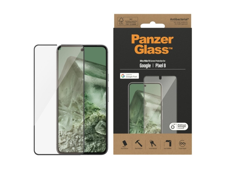 PanzerGlass Google Pixel 8 i gruppen SMARTPHONES & TABLETS / Mobil Beskyttelse / Google hos TP E-commerce Nordic AB (C65912)