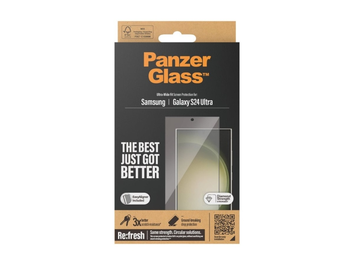 PanzerGlass Samsung Galaxy S24 Ultra i gruppen SMARTPHONES & TABLETS / Mobil Beskyttelse / Samsung hos TP E-commerce Nordic AB (C65933)