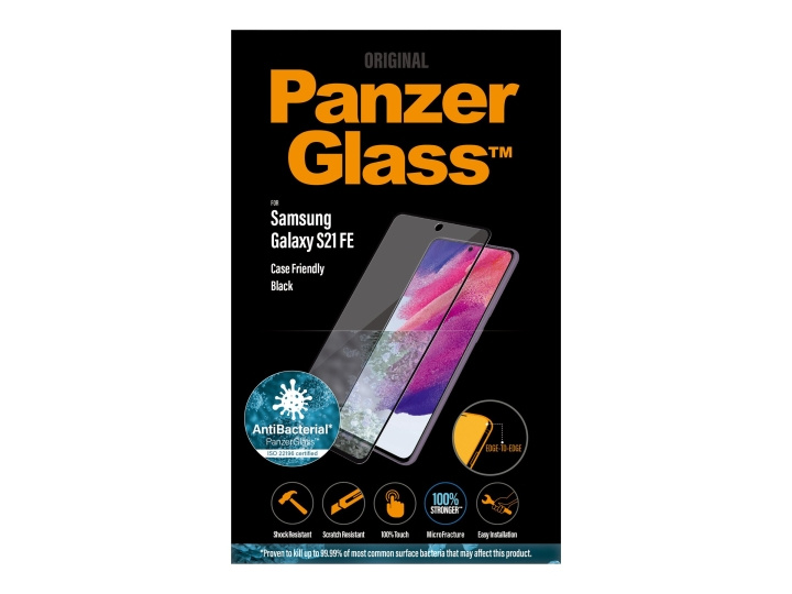 PanzerGlass Krystalklar Samsung Galaxy S21 FE 5G i gruppen SMARTPHONES & TABLETS / Mobil Beskyttelse / Samsung hos TP E-commerce Nordic AB (C65939)