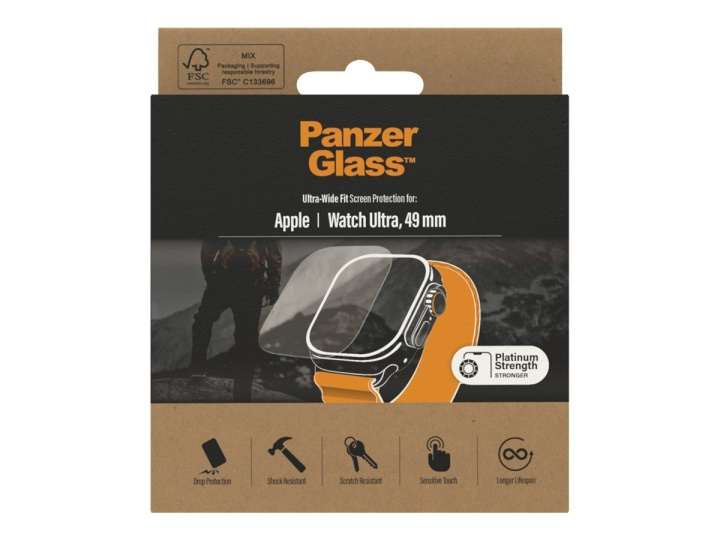 PanzerGlass Skærmbeskytter Smart watch Transparent Glas i gruppen SPORT, FRITID & HOBBY / Smartwatch & Aktivitetsmåler / Smartwatches hos TP E-commerce Nordic AB (C65957)