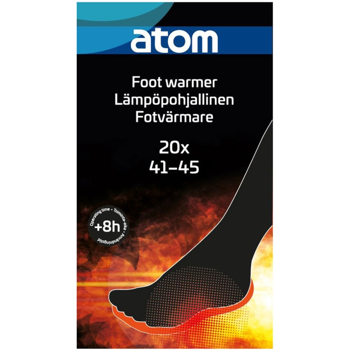 Atom Termisk innersula strl 41–45 20 st i gruppen SPORT, FRITID & HOBBY / Friluftsliv / Udendørs gadgets hos TP E-commerce Nordic AB (C66005)