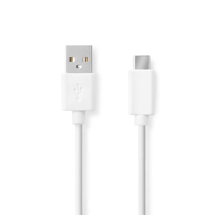 Nedis USB-kabel | USB 2.0 | USB-A Han | USB-C™ Han | 60 W | 480 Mbps | Nikkelplateret | 1.00 m | Runde | PVC | Hvid | Box i gruppen COMPUTERTILBEHØR / Kabler og adaptere / USB / USB-C hos TP E-commerce Nordic AB (C66089)