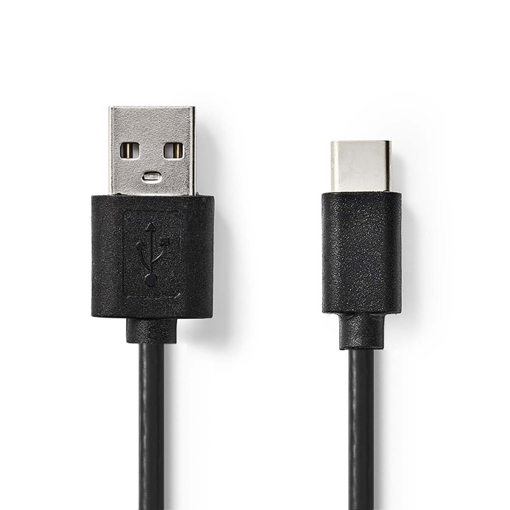 Nedis USB-kabel | USB 2.0 | USB-A Han | USB-C™ Han | 5 W | 480 Mbps | Nikkelplateret | 1.00 m | Runde | PVC | Sort | Label i gruppen COMPUTERTILBEHØR / Kabler og adaptere / USB / USB-C hos TP E-commerce Nordic AB (C66134)