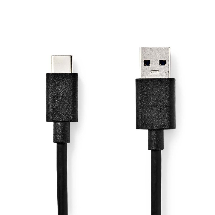 Nedis USB-kabel | USB 3.2 Gen 1 | USB-A Han | USB-C™ Han | 15 W | 5 Gbps | Nikkelplateret | 1.00 m | Runde | PVC | Sort | Label i gruppen COMPUTERTILBEHØR / Kabler og adaptere / USB / USB-C hos TP E-commerce Nordic AB (C66145)