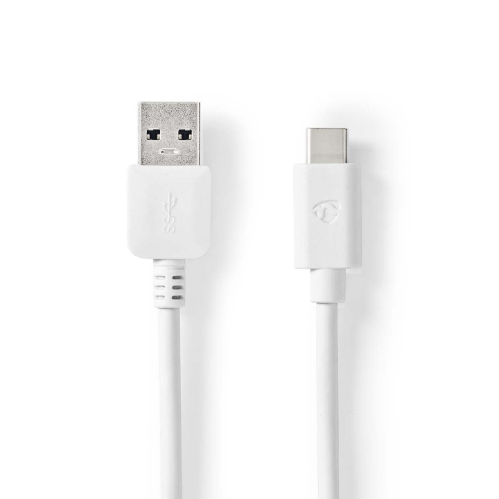 Nedis USB-kabel | USB 3.2 Gen 2 | USB-A Han | USB-C™ Han | 60 W | 10 Gbps | Nikkelplateret | 1.00 m | Runde | PVC | Hvid | Box i gruppen COMPUTERTILBEHØR / Kabler og adaptere / USB / USB-C hos TP E-commerce Nordic AB (C66170)