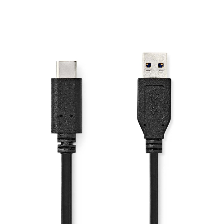 Nedis USB-kabel | USB 3.2 Gen 2 | USB-A Han | USB-C™ Han | 60 W | 10 Gbps | Nikkelplateret | 1.00 m | Runde | PVC | Sort | Label i gruppen COMPUTERTILBEHØR / Kabler og adaptere / USB / USB-C hos TP E-commerce Nordic AB (C66190)