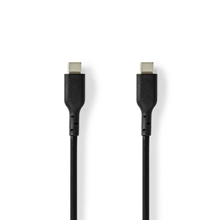 Nedis USB-kabel | USB 2.0 | USB-C™ Han | USB-C™ Han | 240 W | 480 Mbps | Nikkelplateret | 2.00 m | Runde | PVC | Sort | Label i gruppen COMPUTERTILBEHØR / Kabler og adaptere / USB / USB-C hos TP E-commerce Nordic AB (C66193)