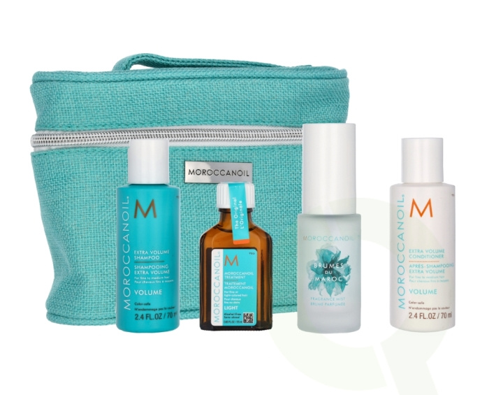 Moroccanoil Mini Travel Hydration Set 240 ml Shampoo 70ml/Conditioner 70ml/Mask 75ml/Treatment 25ml i gruppen SKØNHED & HELSE / Gaveæske / Gaveæske til ham hos TP E-commerce Nordic AB (C66228)