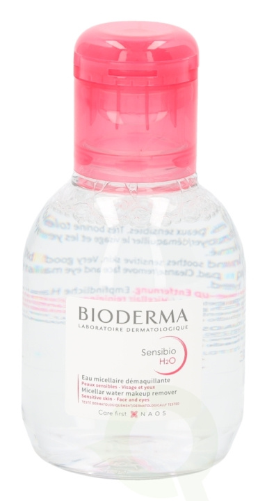 Bioderma Sensibio H2O Make-Up Removing Miceller Solution 100 ml Sensitive Skin/Travel Size i gruppen SKØNHED & HELSE / Hudpleje / Ansigt / Rengøring hos TP E-commerce Nordic AB (C66245)