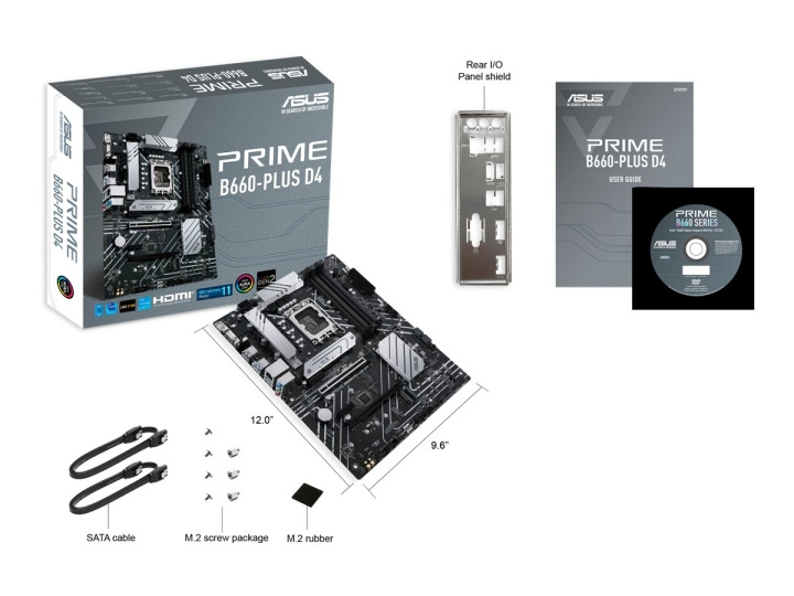 ASUS PRIME B660-PLUS D4 ATX LGA1700 Intel B660 i gruppen COMPUTERTILBEHØR / Computerkomponenter / Bundkort hos TP E-commerce Nordic AB (C66311)