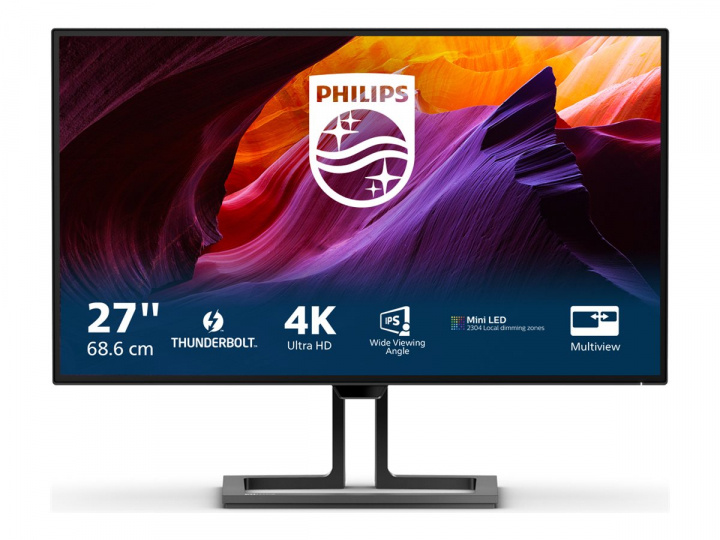 Philips Brilliance 7000 27B1U7903 27 3840 x 2160 (4K) Thunderbolt 4 HDMI DisplayPort 75Hz Pivot Skærm i gruppen COMPUTERTILBEHØR / Monitor / Monitorer hos TP E-commerce Nordic AB (C66334)