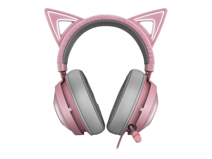 Razer Kraken Kitty Kabling Headset Pink i gruppen COMPUTERTILBEHØR / GAMING / Headset hos TP E-commerce Nordic AB (C66385)