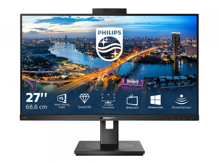 Philips B Line 275B1H 27 2560 x 1440 (2K) DVI HDMI DisplayPort 75Hz Pivot Skærm i gruppen COMPUTERTILBEHØR / Monitor / Monitorer hos TP E-commerce Nordic AB (C66391)