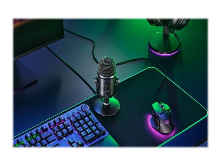 Razer Seiren V2 Pro Mikrofon Sort i gruppen COMPUTERTILBEHØR / Computer Tilbehør / Mikrofoner hos TP E-commerce Nordic AB (C66417)