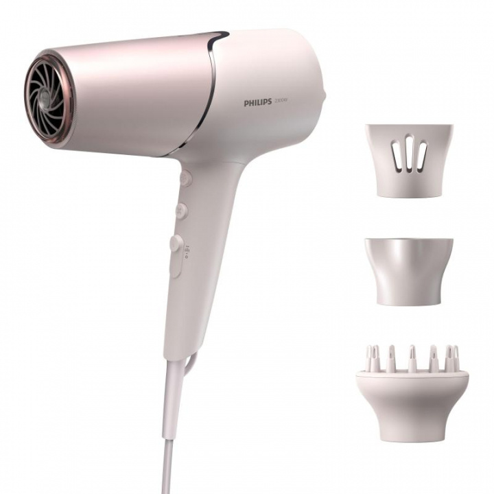 Philips Hair Dryer BHD530/20 2300 W Number of temperature settings 3 Ionic function Diffuser nozzle Pink i gruppen SKØNHED & HELSE / Hår og styling / Styling værktøjer / Hårtørrere hos TP E-commerce Nordic AB (C66524)