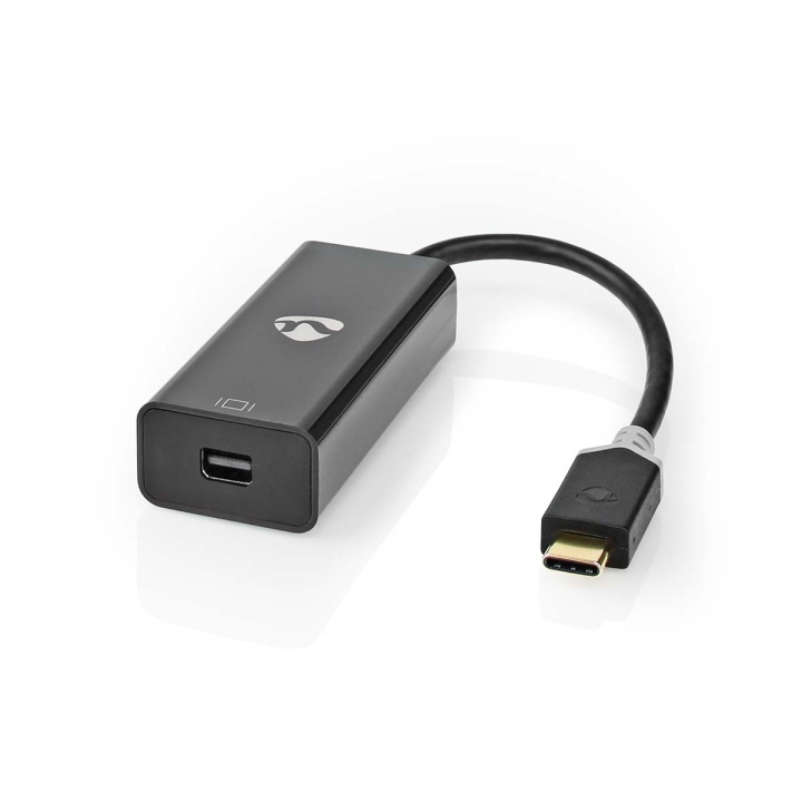 Nedis USB-C™ Adapter | USB 3.2 Gen 1 | USB-C™ Han | Mini DisplayPort Hunstik | 0.20 m | Runde | Guldplateret | PVC | Antracit | Window Box i gruppen SMARTPHONES & TABLETS / Opladere og kabler / Adaptere hos TP E-commerce Nordic AB (C66637)