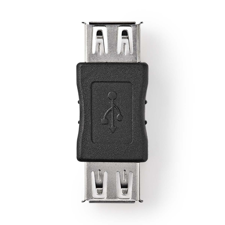 Nedis USB-A Adapter | USB 2.0 | USB-A Hun | USB-A Hun | 480 Mbps | Runde | Nikkelplateret | PVC | Sort | Box i gruppen COMPUTERTILBEHØR / Kabler og adaptere / USB / USB-A / Adaptere hos TP E-commerce Nordic AB (C66645)