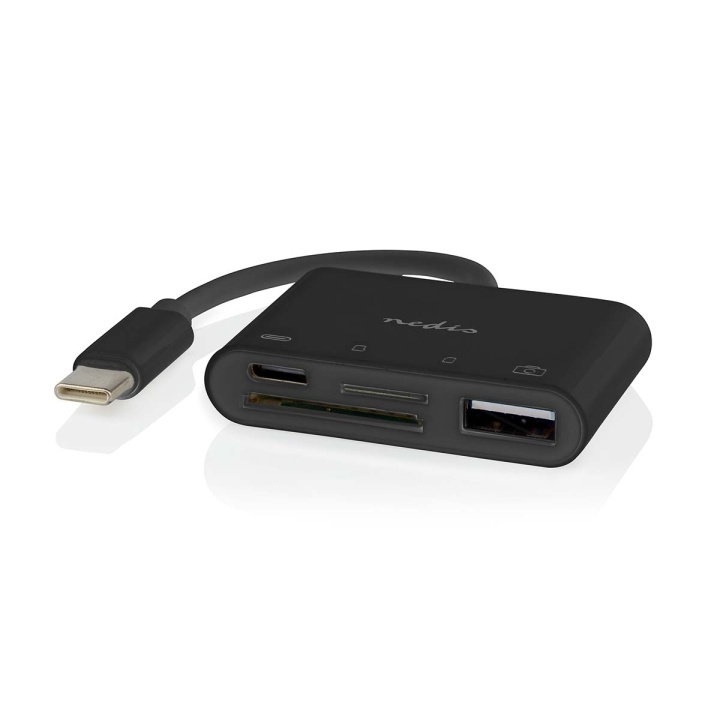 Nedis USB-hub | 1x USB-C™ | 1x USB A / 1x USB-C™ | 4-Port port(s) | USB 2.0 | USB Drevet | SD & MicroSD i gruppen SMARTPHONES & TABLETS / Opladere og kabler / Adaptere hos TP E-commerce Nordic AB (C66656)